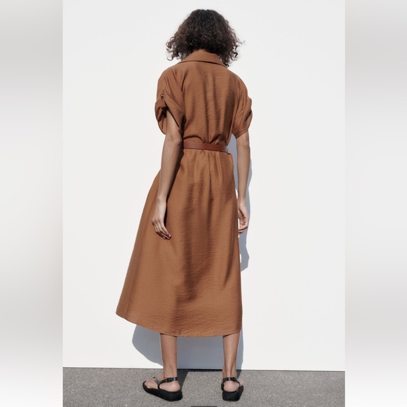 ✨SALE✨ ZARA BELTED SHIRTDRESS ✨SALE✨ - Picture 8 of 14